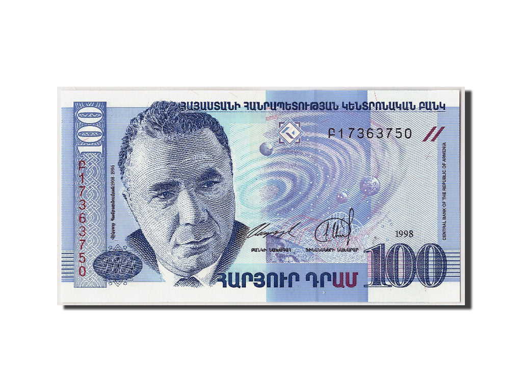 Banconote, Armenia, 100 Dram, 1998, KM:42, Undated, FDS