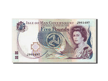 Isola di Man, 5 Pounds, Undated, KM:41b, SPL