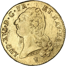 Francia, Louis XVI, Double louis d'or à la tête nue, 2 Louis D'or, 1786, Li...