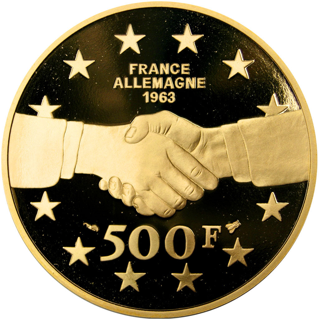 FRANCE, 500 Francs, 1994, Paris, MS(65-70), Gold, 17.01