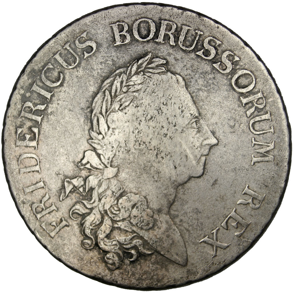 GERMAN STATES, Thaler, 1783, Berlin, KM #332.1, VF(20-25), Silver, 21.77