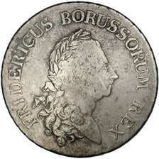 GERMAN STATES, Thaler, 1783, Berlin, KM #332.1, VF(20-25), Silver, 21.77