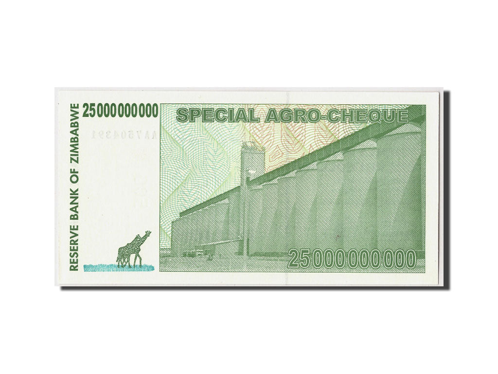 Banconote, Zimbabwe, 25 Billion Dollars, 2008, KM:62, 2008-05-15, FDS