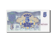 Latvia, 5 Rubli, 1992, KM:37, Undatiert, UNC(65-70)