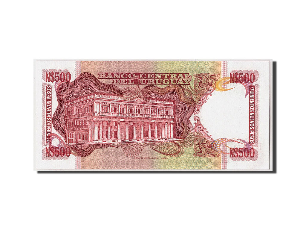 Banknote, Uruguay, 500 Nuevos Pesos, Undated (1991), KM:63a, UNC(65-70)
