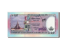 Banconote, Bangladesh, 25 Taka, 2013, KM:62, Undated, FDS