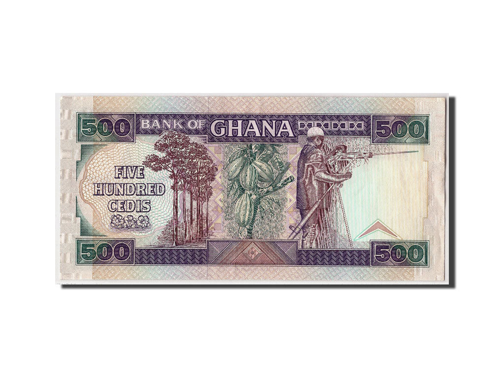 Banconote, Ghana, 500 Cedis, 1993, KM:28c, 1993-08-10, FDS