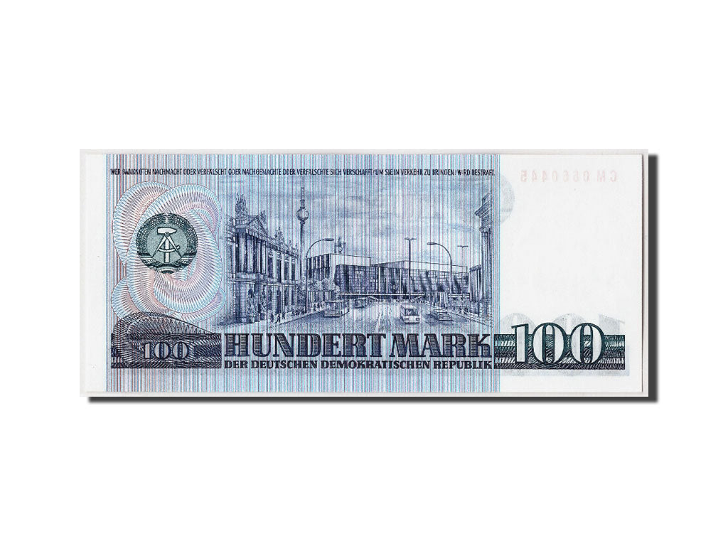 Geldschein, Deutsche Demokratische Republik, 100 Mark, 1975, Undated, KM:31b