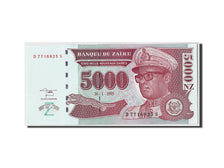 Banknote, Zaire, 5000 Nouveaux Zaïres, 1995, 1995-01-30, KM:69, UNC(65-70)