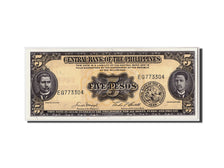 Geldschein, Philippinen, 5 Pesos, Undated (1949), KM:135e, UNZ