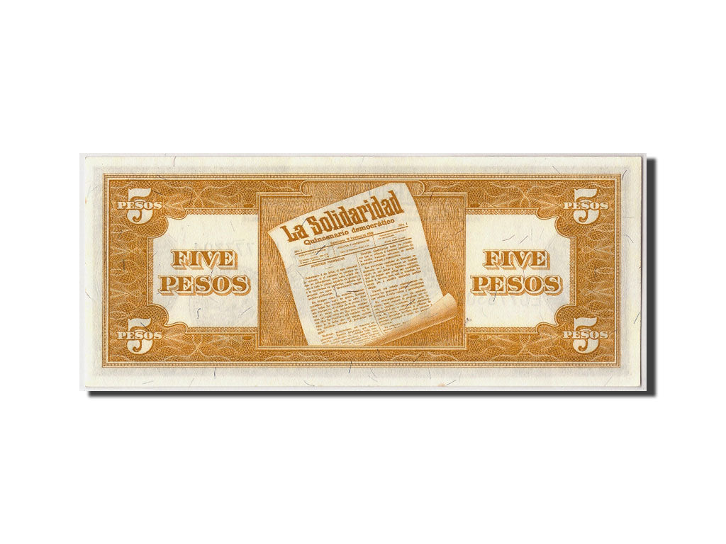 Geldschein, Philippinen, 5 Pesos, Undated (1949), KM:135e, UNZ