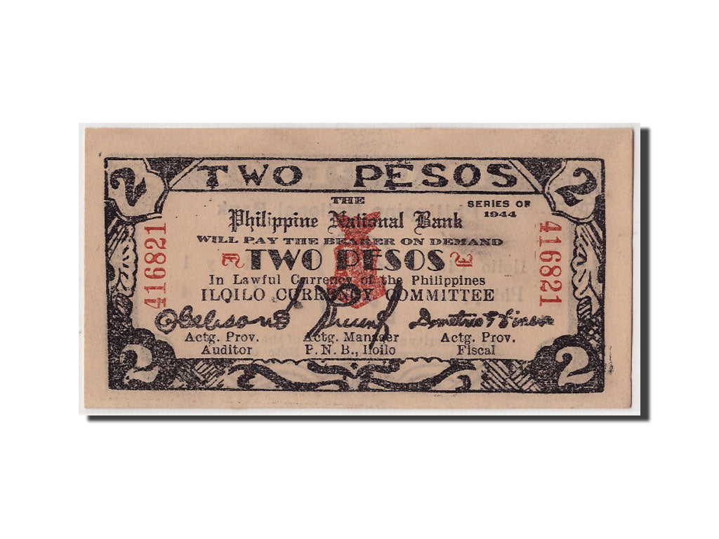 Philippines, 2 Pesos, 1944, KM:S340a, non daté, SPL