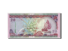 Banconote, Maldive, 20 Rufiyaa, 2000/AH1421, KM:20a, Undated, FDS