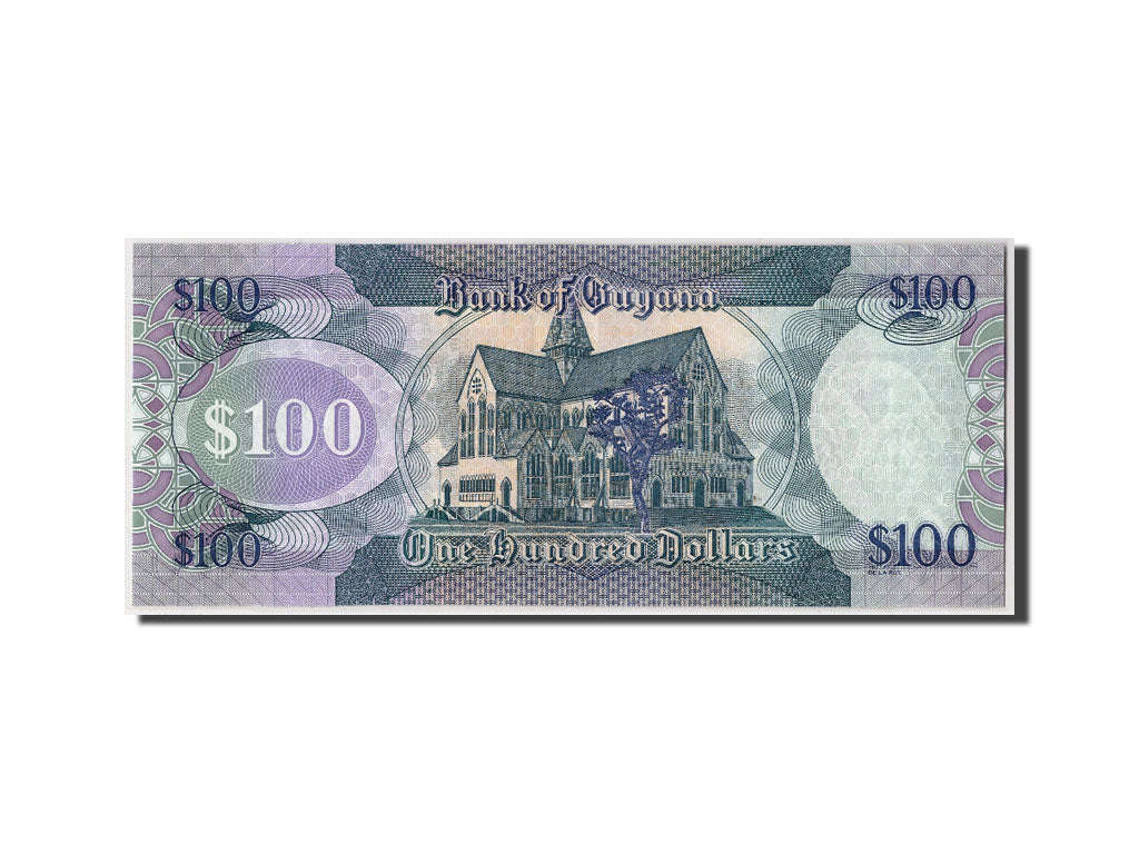 Banknot, Gujana, 100 Dollars, Undated (2006), KM:36b, UNC(65-70)