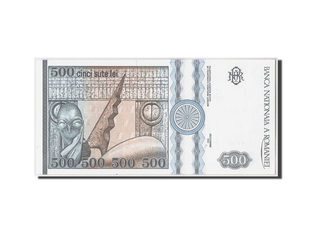 Banknote, Romania, 500 Lei, 1992, 12-1992, KM:101a, UNC(65-70)