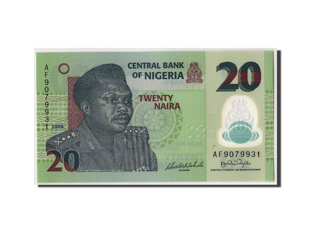 Banknote, Nigeria, 20 Naira, 2006, Undated, KM:34a, UNC(65-70)