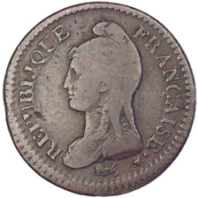 FRANCE, 1 Décime, VF(20-25), Copper, Gadoury #185, 18.98