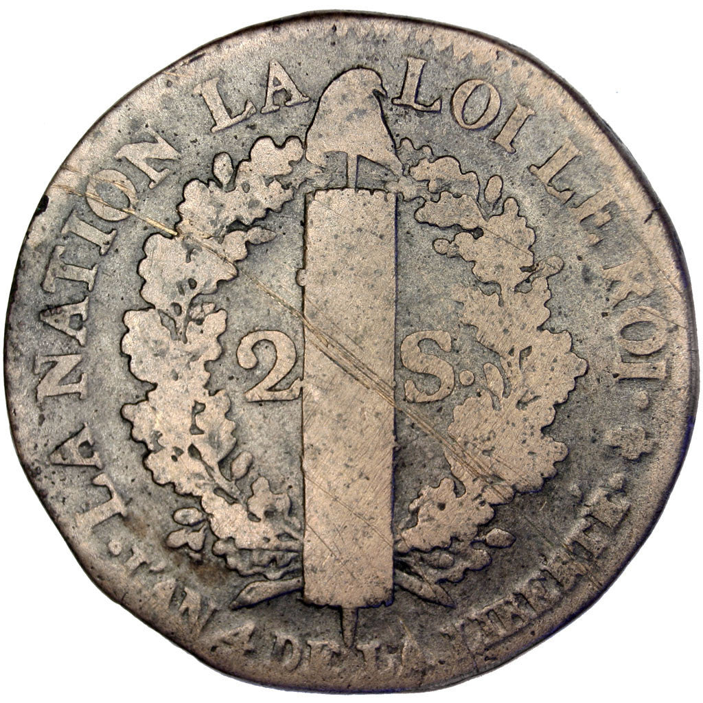 Constitution, 2 Sols type François