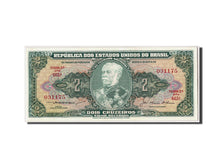 Banknote, Brazil, 2 Cruzeiros, Undated (1956-58), KM:157Ab, UNC(65-70)