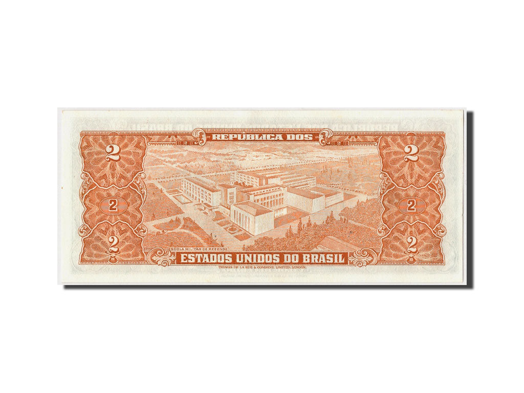 Banknote, Brazil, 2 Cruzeiros, Undated (1956-58), KM:157Ab, UNC(65-70)