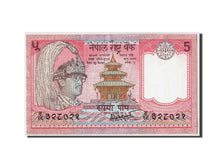 Geldschein, Nepal, 5 Rupees, Undated (1987- ), KM:30a, UNZ-
