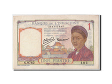 Banknote, FRENCH INDO-CHINA, 1 Piastre, Undated (1932-39), KM:54c, UNC(60-62)