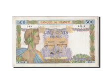 Biljet, Frankrijk, 500 Francs, 500 F 1940-1944 ''La Paix'', 1942, 1942-04-09