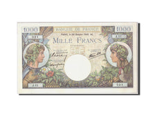 Banknote, France, 1000 Francs, 1 000 F 1940-1944 ''Commerce et Industrie''