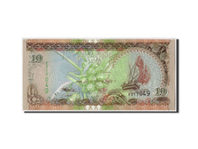Banconote, Maldive, 10 Rufiyaa, 2006/AH1427, KM:19b, Undated, FDS