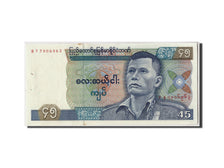 Birmania, 45 Kyats, Undated (1987), KM:64, SPL