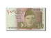 Banknot, Pakistan, 10 Rupees, 2008, Undated, KM:45c, UNC(65-70)