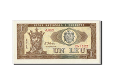 Banknote, Moldova, 1 Leu, 1992 (1993), Undated, KM:5, UNC(65-70)