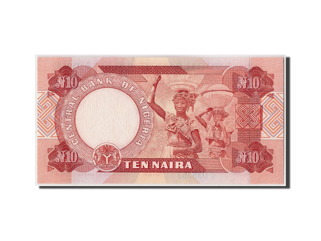 Nigeria, 10 Naira, 2003, KM:25g, Undated, UNC(65-70)
