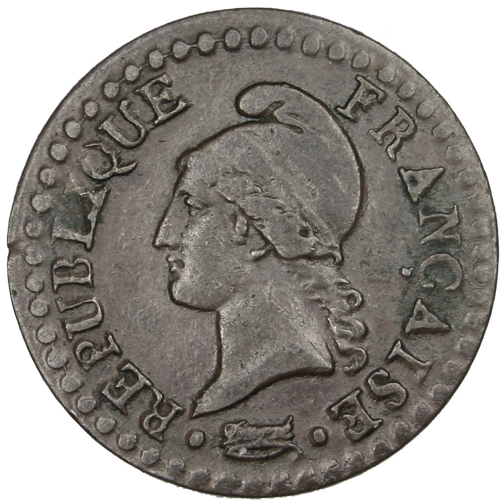FRANCE, Dupré, Centime, 1798, Paris, KM #646, EF(40-45), Bronze, 18, Gadoury #76
