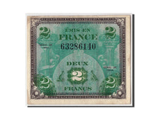 Billete, Francia, 2 Francs, 1944 Flag/France, 1944, Undated, MBC+