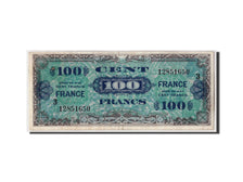 Frankreich,100 Francs, 1945 Verso France, KM:123c,Undated, EF(40-45), Fay:VF25.3