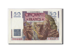 Banknot, Francja, 50 Francs, Le Verrier, 1949, 1949-02-17, UNC(63)