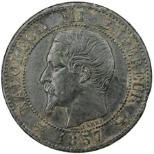 Coin, France, Napoleon III, Napoléon III, Centime, 1857, Lille, EF(40-45)