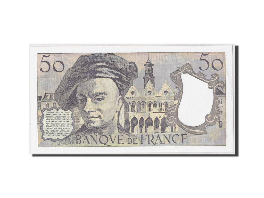 Billet, France, 50 Francs, 50 F 1976-1992 ''Quentin de La Tour'', 1991, Undated