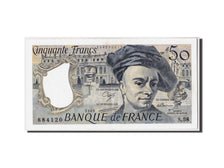 Frankreich, 50 Francs Quentin de La Tour, 1989, KM:152d Fayette:67.15, AU(55-58)