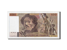 Banknote, France, 100 Francs, 100 F 1978-1995 ''Delacroix'', 1990, UNC(60-62)