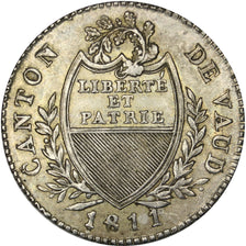 Switzerland, 5 Batzen, 1811, KM #13, AU(55-58), Billon, 4.39