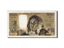 France, 500 Francs Pascal, KM:156b, Fayette:71.6 1971-08-05, VF(30-35)