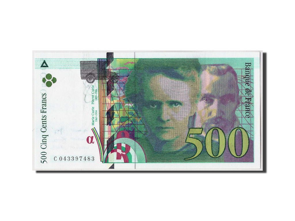 France, 500 Francs Pierre et Marie Curie, 2000, KM:160d, Fayette:76.5, UNC(63)
