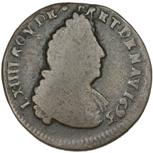Francia, Liard, 1695, Amiens, MB, Rame, C2G:174