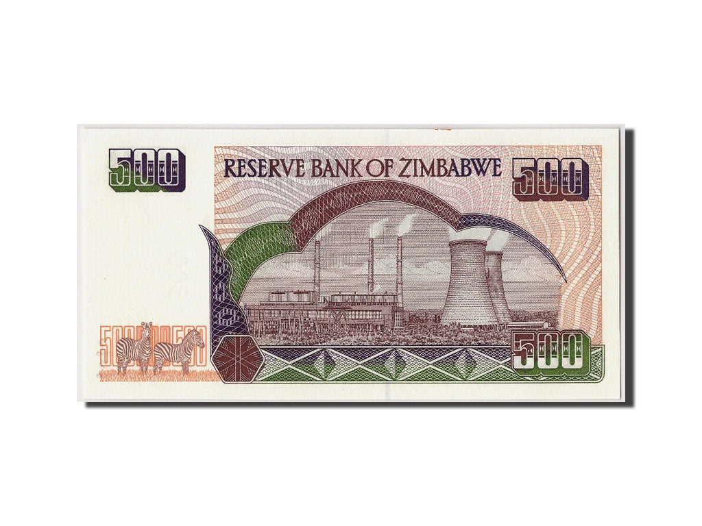 Simbabwe, 500 Dollars, 2004, KM:11b, Undated, UNC(63)
