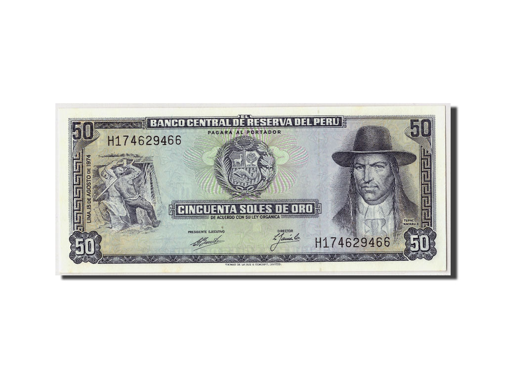 Peru, 50 Soles De Oro, 1974, KM:101c, 1974-08-15, UNC(65-70)
