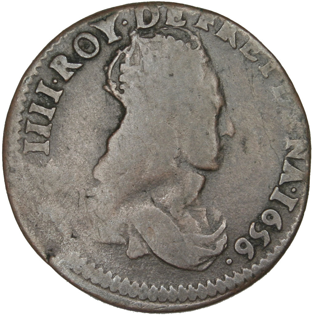 Louis XIV, Liard de France au buste juvénile