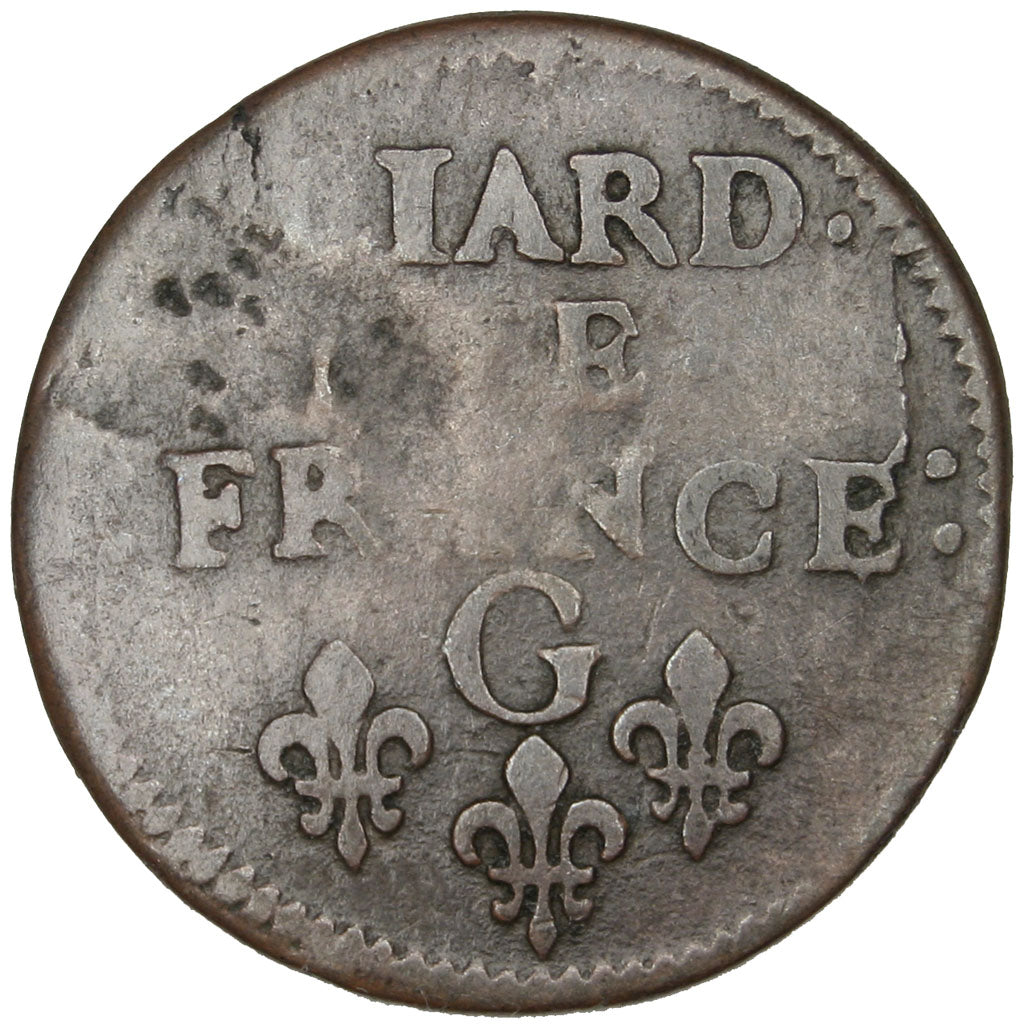 Louis XIV, Liard de France au buste juvénile