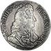 Francia, Louis XIV, Écu au jabot, Ecu, 1685, Rennes, BB, Argento, Gadoury:213